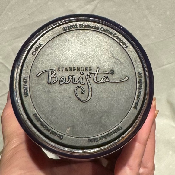 Starbucks Barista Red Rose 2002 Hot Cold Cup Tumblers 16 oz with Lid - Picture 5 of 8